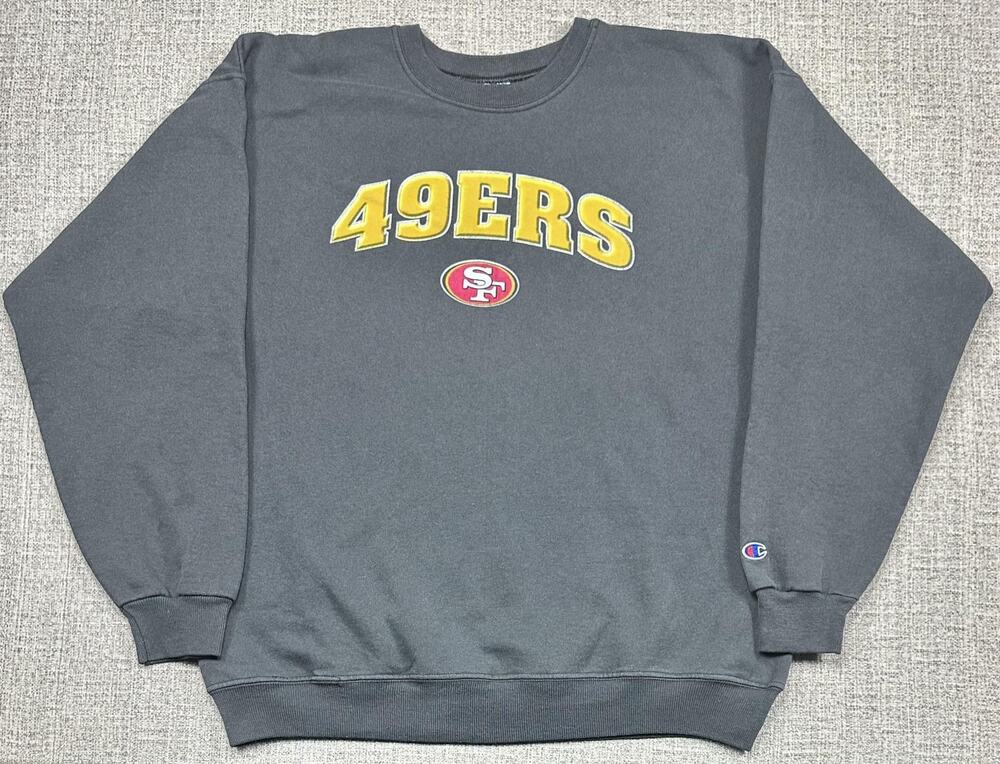 Vintage San Francisco 49ers Sweatshirt Sz Large NFL Football Champion Pullover
